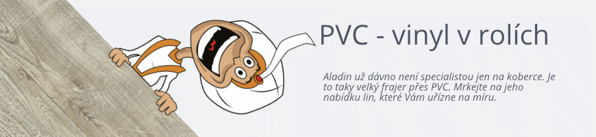 Aladinovo PVC (vinyl v rolích)