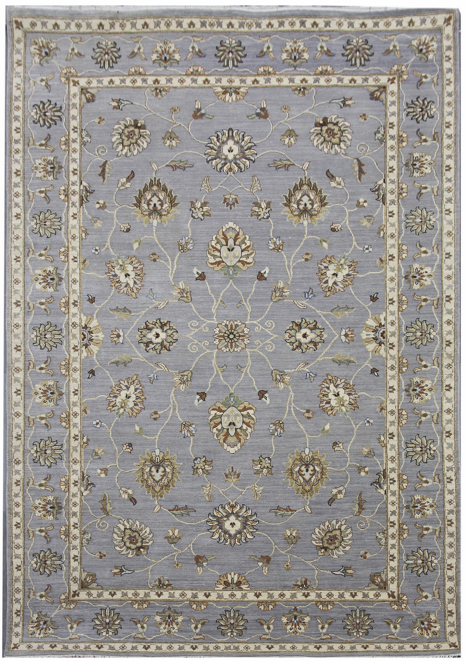 Diamond Carpets koberce Ručně vázaný kusový koberec Diamond DC-M 2 Light grey/light grey - 365x457 cm