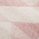 Kusový koberec Urban Triangle Blush/Pink