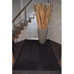 Kusový koberec Supersoft s bordurou 800 černý