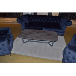 Kusový koberec Supersoft s bordurou 840 sv. šedý