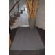 Kusový koberec Supersoft s bordurou 850 tm. šedý