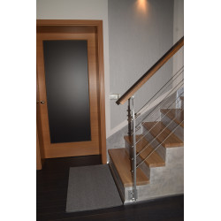 Kusový koberec Supersoft s bordurou 850 tm. šedý