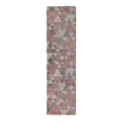 Běhoun koberec Dakari Nuru Pink/Cream/Grey