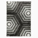 Kusový koberec Verge Hexagon Grey