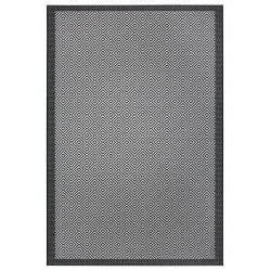 Kusový koberec Flatweave 104822 Black/Grey – na ven i na doma