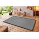 Kusový koberec Flatweave 104822 Black/Grey