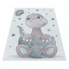 Dětský kusový koberec Funny 2106 pink