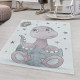 Dětský kusový koberec Funny 2106 pink