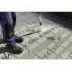 Kusový koberec Mujkoberec Original Flatweave 104853 Green/Cream kruh – na ven i na doma