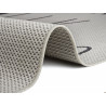 Dětský kusový koberec Flatweave 104884 Cream/Black kruh