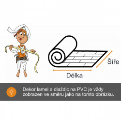 PVC podlaha - lino Flexar PUR 603-01 sv. šedá