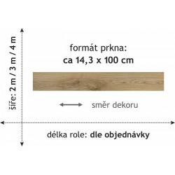 PVC podlaha - lino Domo 2155
