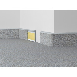 Kobercová (soklová) lišta TL55 138 světle šedá 2,5 m