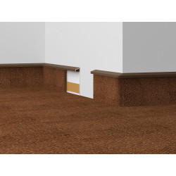 Kobercová (soklová) lišta TL55 22 ořech 250 cm