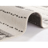 AKCE: 80x250 cm Kusový koberec Twin Supreme 103755 Black/Cream – na ven i na doma