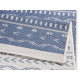 AKCE: 80x150 cm Kusový koberec Twin Supreme 103439 Kuba blue creme – na ven i na doma