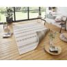 AKCE: 80x350 cm Kusový koberec Twin Supreme 103756 Brown/Cream – na ven i na doma