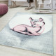 AKCE: 120x170 cm Dětský kusový koberec Bambi 850 pink