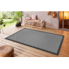 AKCE: 120x170 cm Kusový koberec Flatweave 104822 Black/Grey – na ven i na doma