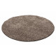 AKCE: 120x120 (průměr) kruh cm Kusový koberec Life Shaggy 1500 mocca kruh