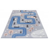 AKCE: 160x220 cm Dětský koberec Adventures 104537 Grey/blue