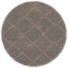 AKCE: 120x120 (průměr) kruh cm Kusový koberec Allure 102751 Grey/Rose
