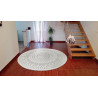 AKCE: 200x200 (průměr) kruh cm Kusový koberec Twin-Wendeteppiche 103143 creme grau – na ven i na doma