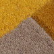 AKCE: 90x150 cm Ručně všívaný kusový koberec Abstract Collage Ochre/Natural