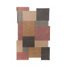 AKCE: 60x230 cm Ručně všívaný kusový koberec Abstract Collage Pastel