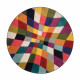 AKCE: 160x160 (průměr) kruh cm Kusový koberec Spectrum Rhumba Multi