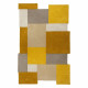 AKCE: 120x180 cm Ručně všívaný kusový koberec Abstract Collage Ochre/Natural
