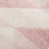 AKCE: 133x185 cm Kusový koberec Urban Triangle Blush/Pink