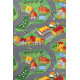 AKCE: 95x543 cm Dětský metrážový koberec Little Village 90