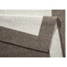 AKCE: 200x290 cm Kusový koberec Twin-Wendeteppiche 103107 creme braun – na ven i na doma