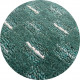 AKCE: 57x57 (průměr) kruh cm Kusový koberec Valencia zelená kulatý