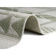 AKCE: 120x170 cm Kusový koberec Flatweave 104853 Green/Cream – na ven i na doma