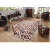 AKCE: 80x350 cm Kusový koberec Twin-Wendeteppiche 103130 terra creme – na ven i na doma