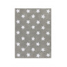 AKCE: 120x160 cm Přírodní koberec, ručně tkaný Stars Grey-White