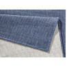 AKCE: 80x150 cm Kusový koberec Twin-Wendeteppiche 103100 blau creme