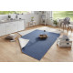 AKCE: 80x150 cm Kusový koberec Twin-Wendeteppiche 103100 blau creme – na ven i na doma