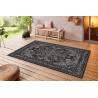 AKCE: 80x150 cm Kusový orientální koberec Flatweave 104807 Black/Cream – na ven i na doma
