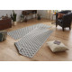 AKCE: 160x230 cm Kusový koberec Twin-Wendeteppiche 103126 grau creme – na ven i na doma