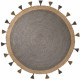 Kusový koberec Lunara Jute Circle Grey