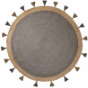 Kusový koberec Lunara Grey kruh
