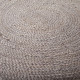 Kusový koberec Lunara Jute Circle Grey