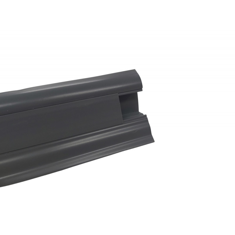 Obvodová lišta SLK50 W146 Tmavě šedá pro PVC