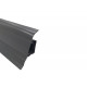 Obvodová lišta SLK50 W146 Tmavě šedá pro PVC