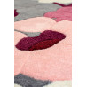 AKCE: 120x170 cm Ručně všívaný kusový koberec Infinite Blossom Charcoal/Pink