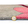 AKCE: 120x170 cm Ručně všívaný kusový koberec Infinite Blossom Charcoal/Pink